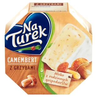NaTurek Ser pleśniowy camembert z grzybami 120 g - Sery - miniaturka - grafika 1