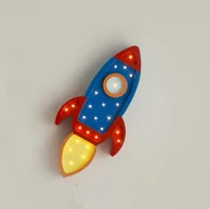 Lampy stojące - Lampka nocna dla dzieci rakieta - miniaturka - grafika 1
