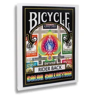 Gry karciane - Bicycle Color Collection, karty do gry, brązowe, żółte, szare, pomarańczowe, zielone, fuksjowe, czerwone, czarne, turkusowe - miniaturka - grafika 1