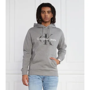 CALVIN KLEIN JEANS Ocieplana bluza | Regular Fit - Bluzy męskie - miniaturka - grafika 1