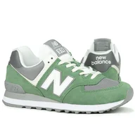 Buty sportowe męskie - Buty męskie sportowe New Balance U574ESA Skóra - miniaturka - grafika 1