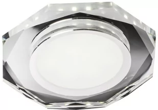 Candellux Lighting oczko stropowe LED SSP-24 CH/TR+WH 2263922 ośmiokątne szklane transparentne do wpuszczenia 2263922 - Oprawy, klosze i abażury - miniaturka - grafika 1
