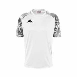 Kappa Koszulka DAVERNO, Koszulka piłkarska, Biały, 4XL, Męska - Piłka nożna - miniaturka - grafika 1