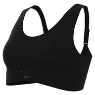 Biustonosze - Nike Damski sportowy biustonosz Alate Coverage, czarny/czarny/Cool Grey, DM0530-010, LC-E - miniaturka - grafika 1