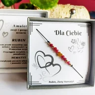 Bransoletki - AMULET PASJI I GORĄCEGO UCZUCIA Bransoletka z Kamieniami Naturalnymi/GiovanniDivine - miniaturka - grafika 1