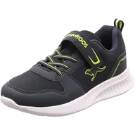 Buty dla dziewczynek - KangaROOS KL-Gary Ev, Buty dziecięce Unisex, Dk Navy Lime, 32 EU - miniaturka - grafika 1