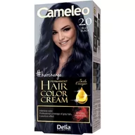 Farby do włosów i szampony koloryzujące - DELIA Cosmetics Cameleo HCC Farba permanentna Omega+ nr 2.0 Blue Black 1op - miniaturka - grafika 1