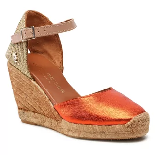 Espadryle damskie - Kurt Geiger Espadryle Monty 2631391109 Orange - grafika 1