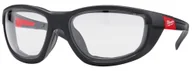 Okulary ochronne - Okulary Ochronne Premium Z Uszczelką Bezbarwne Milwaukee - miniaturka - grafika 1