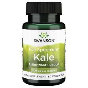 Swanson - Jarmuż, Kale, 400mg, 60 vkaps - Suplementy naturalne - miniaturka - grafika 1
