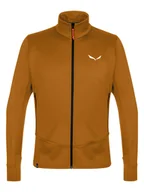 Odzież trekkingowa męska - Salewa Kurtka polarowa "Puez" w kolorze jasnobrązowym - miniaturka - grafika 1