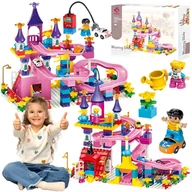 Klocki - Klocki Konstrukcyjne Zestaw do Układania Zamku 162 el Pałac dla Dziewczynek - miniaturka - grafika 1