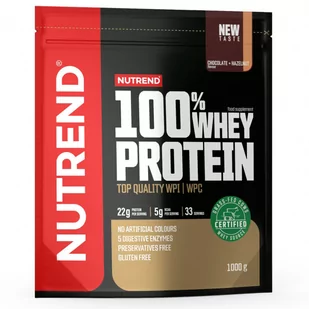 NUTREND 100% Whey Protein 1000g Chocolate Hazelnut - Odżywki białkowe - miniaturka - grafika 1