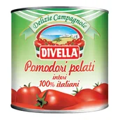 Koncentraty warzywne, przeciery - Włoskie pomidory pelati 100% HORECA 2,5 kg Divella - miniaturka - grafika 1
