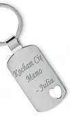 Breloki - Breloczek z Grawerem Brelok do Kluczy + Grawer Dwustronny - miniaturka - grafika 1