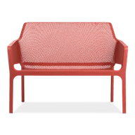 Pozostałe meble ogrodowe - Nardi Ławka ogrodowa Net koralowa 40338.75.000 - miniaturka - grafika 1