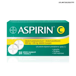 Bayer Aspirin C 10 szt. - Przeziębienie i grypa - miniaturka - grafika 4