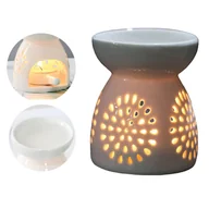 Świeczniki - Kominek Ceramiczny Do Olejków Wosku Świecznik - miniaturka - grafika 1