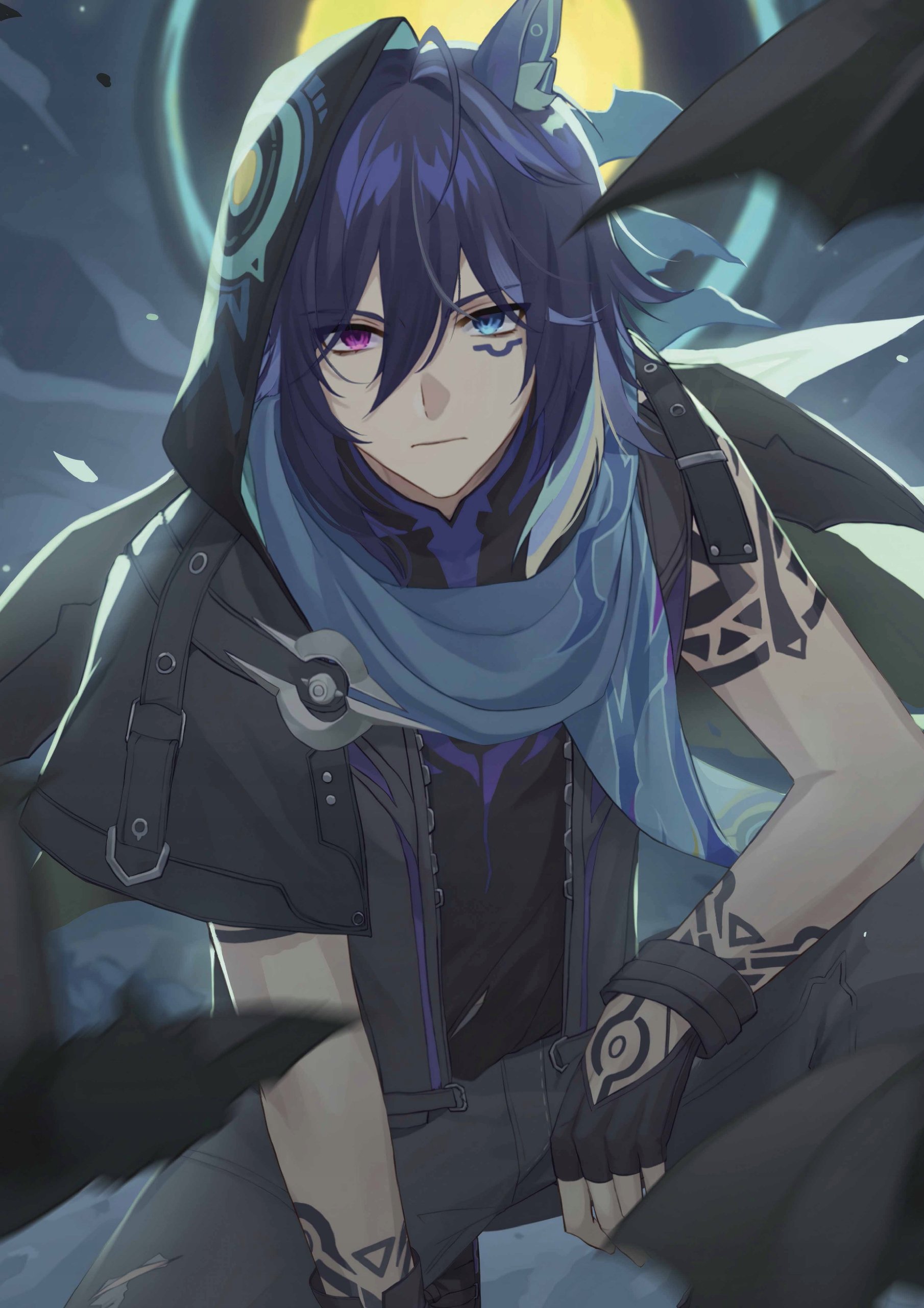 Plakat A3 Genshin Impact Anime Gra Ororon