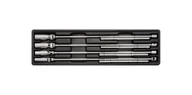 Świece zapłonowe - KS Tools 517.1130 T-uchwyt Klucz do świec zapłonowych, zestaw 4-częściowy, 14  21 MM 517.1130 - miniaturka - grafika 1