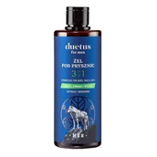 Żele pod prysznic dla mężczyzn - Duetus For Men odżywczy żel pod prysznic 3w1 300ml - miniaturka - grafika 1