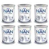 Mleko modyfikowane - Nestle Nan Optipro Plus 4 Produkt na bazie mleka junior dla dzieci po 2. roku Zestaw 6 x 800 g - miniaturka - grafika 1