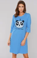 Piżamy damskie - Kama koszula nocna damska ręk.3/4, Kolor niebieski, Rozmiar M, Italian Fashion - Primodo.com - miniaturka - grafika 1
