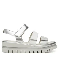 Sandały damskie - Sandały Gabor 64.620.69 Srebrny - miniaturka - grafika 1