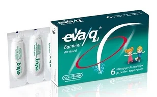 SOLPHARM SP. Z O.O. EvaQu Bambini czopki przeciw zaparciom dla dzieci 6 sztuk 9082765 - Układ pokarmowy - miniaturka - grafika 1