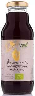 Vero BIO syrop malinowy z cukrem trzcinowym 300ml Vero 5605-5121C - Syropy i koncentraty owocowe - miniaturka - grafika 1