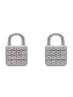 Kolczyki - Fossil Kolczyki JFS00626040 Srebrny - miniaturka - grafika 1