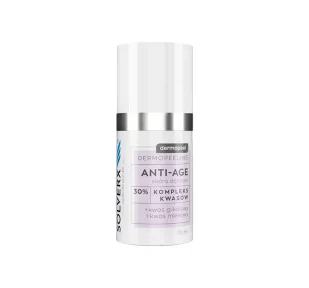 SOLVERX DERMOPEEL peeling 30% kwas glikolowy 30ml - Pozostałe kosmetyki do pielęgnacji twarzy - miniaturka - grafika 1