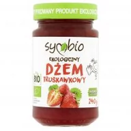 Dżem - Symbio Dżem Truskawkowy Niskosłodzony 240g BIO EKO - miniaturka - grafika 1