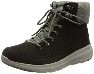 Botki damskie - Skechers Damskie botki Glacial Ultra Woodlands, Czarny, 38.5 EU - grafika 1