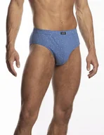 Majtki męskie - LAMA SLIPY MĘSKIE M-110CL-18 L niebieski/czarny/jeans - miniaturka - grafika 1