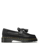 Półbuty męskie - Dr. Martens Loafersy Adrian Woven 31621001 Czarny - miniaturka - grafika 1