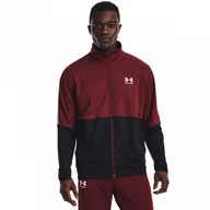 Bluzy sportowe męskie - Męska bluza treningowa UNDER ARMOUR UA PIQUE TRACK JACKET - miniaturka - grafika 1