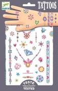 Zabawki kreatywne - Djeco Tatuaże neonowe Klejnoty Jenni - miniaturka - grafika 1