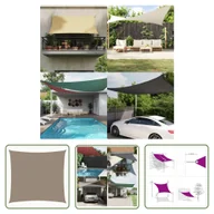 Parasole ogrodowe - The Living Store Kwadratowy żagiel ogrodowy - tkanina Oxford - 3 -6x3 -6 m - taupe - Żagiel Ogrodowy - miniaturka - grafika 1