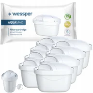 Wkłady filtrujące - 8x Wessper AquaMax zamienny filtr/wkład wody do dzbanków: Brita, Aquaphor, Wessper, Dafi (ZAMIENNIK) - miniaturka - grafika 1