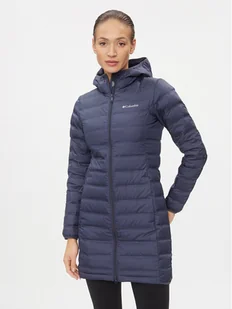 Columbia Kurtka puchowa Down Long Jacket 1859672 Granatowy Regular Fit - Kurtki damskie - miniaturka - grafika 1