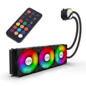 Tuning komputera - akcesoria - Inca ISS-03XN system chłodzenia komputerów Obudowa komputera Zestaw do chłodzenia płynami 12 cm Czarny - miniaturka - grafika 1