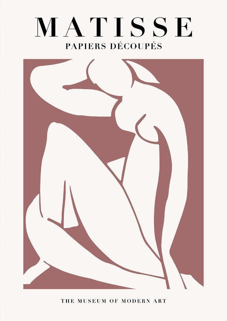 PODKŁADKA POD MYSZ Nadruk 22x18 cm Henri Matisse Red Women Kobieta Prezent