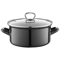 Garnki - Fl1 GARNEK EMALIOWANY PROSTY NISKI METALICO Z/P 20CM 2,9L 000-GAR-20LOWMETALICO + 000-GAR-20LOWMETALICO - miniaturka - grafika 1