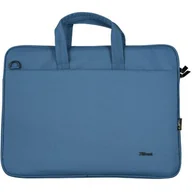 Torby na laptopy - Trust Torba na laptopa Bologna Eco Slim 16 cali Niebieski - miniaturka - grafika 1