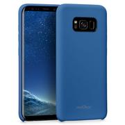 Etui i futerały do telefonów - moVear Etui silikon Galaxy S8+ (Plus) MOVEAR silkyCase Niebieskie Samsung G955F SGS8PCSC0SHCSH - miniaturka - grafika 1