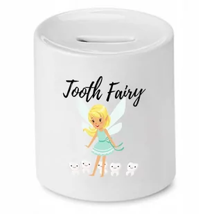 SKARBONKA DLA DENTYSTY TOOTH FAIRY PREZENT z Nadrukiem ze Zdjęciem - Skarbonki - miniaturka - grafika 1