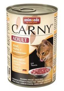 Animonda Carny Adult Kurczak + Kaczka puszka 400g / 4017721835077 - Mokra karma dla kotów - miniaturka - grafika 1