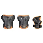 Ochraniacze - Nils EXTREME OCHRANIACZE H716 CZARN-POMARAŃCZ ROZM L EXTREME ZADZWOŃ 600-555-801 ! 16-60-104 - miniaturka - grafika 1