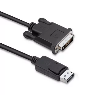 Qoltec Kabel DisplayPort | DVI (24+1) męski 1.8m (0NC) - Kable komputerowe i do monitorów - miniaturka - grafika 1